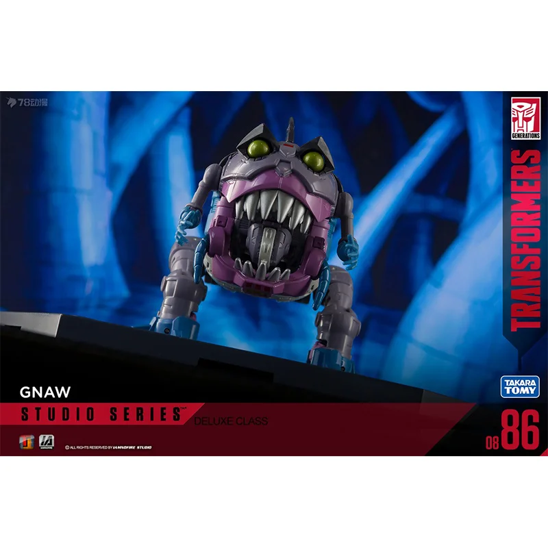 Hasbro Transformers Studio Series SS86 08 Gnaw 13Cm Deluxe Class Anime Original Action Figure Model Toy Birthday Gift Collection