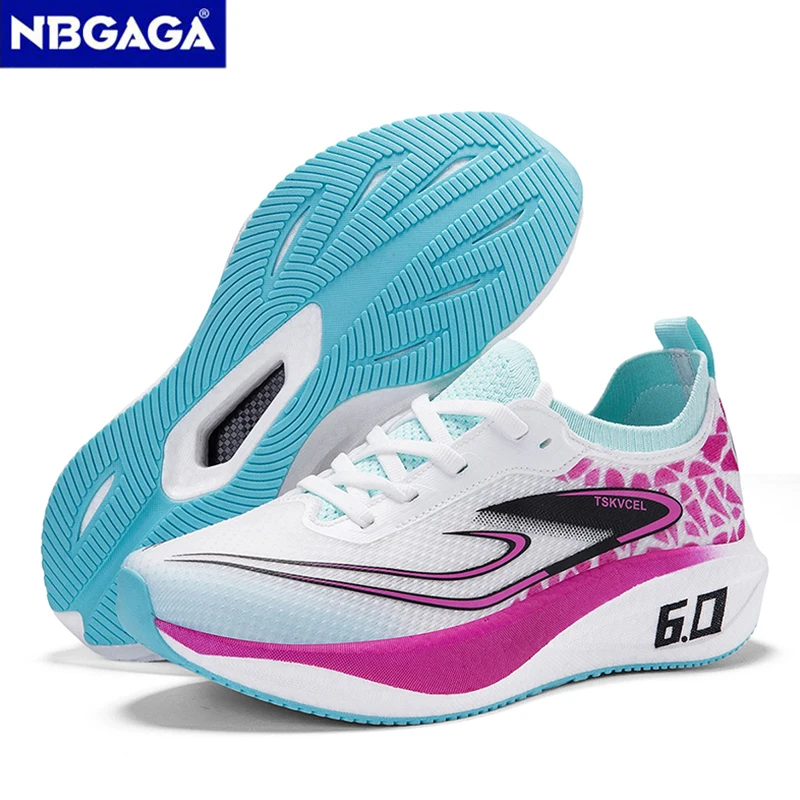 Lightweight Couple Running Shoes Breathable Shock‑Absorbing Sneakers Outdoor Sports Training Footwear for Men Women Size 36‑45