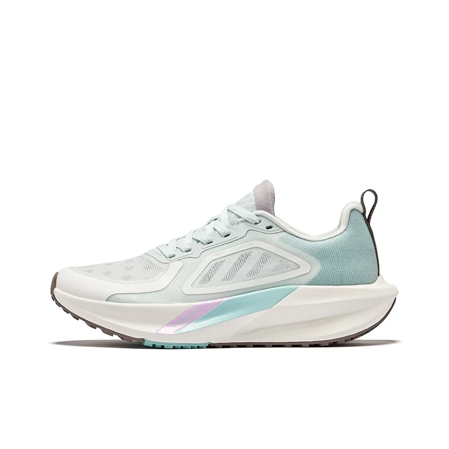 Erke Cushioning Rebound Low top City Commuting Running Shoes Women's Snowflake Cream Azure 52125203338-603