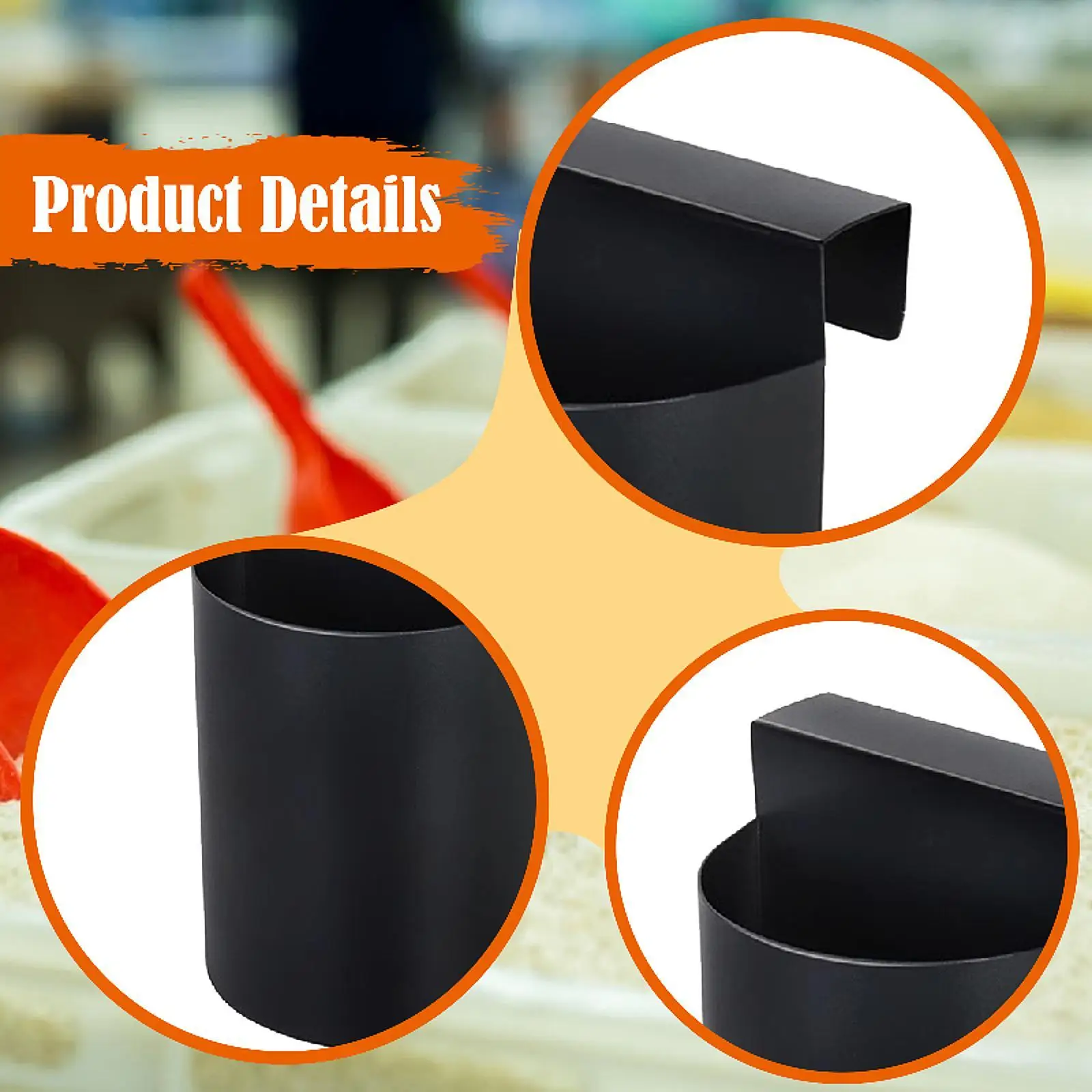 Ice Scoop Holder Keeps Space Tidy Hanging Organizer for Kitchen Bar Home