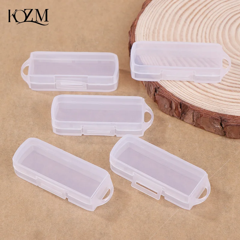 5pcs PC USB Flash Drive Cases Contemporary Style Storage Boxes With Lids For OTG Rotating Drives Home Organization Storage Bins