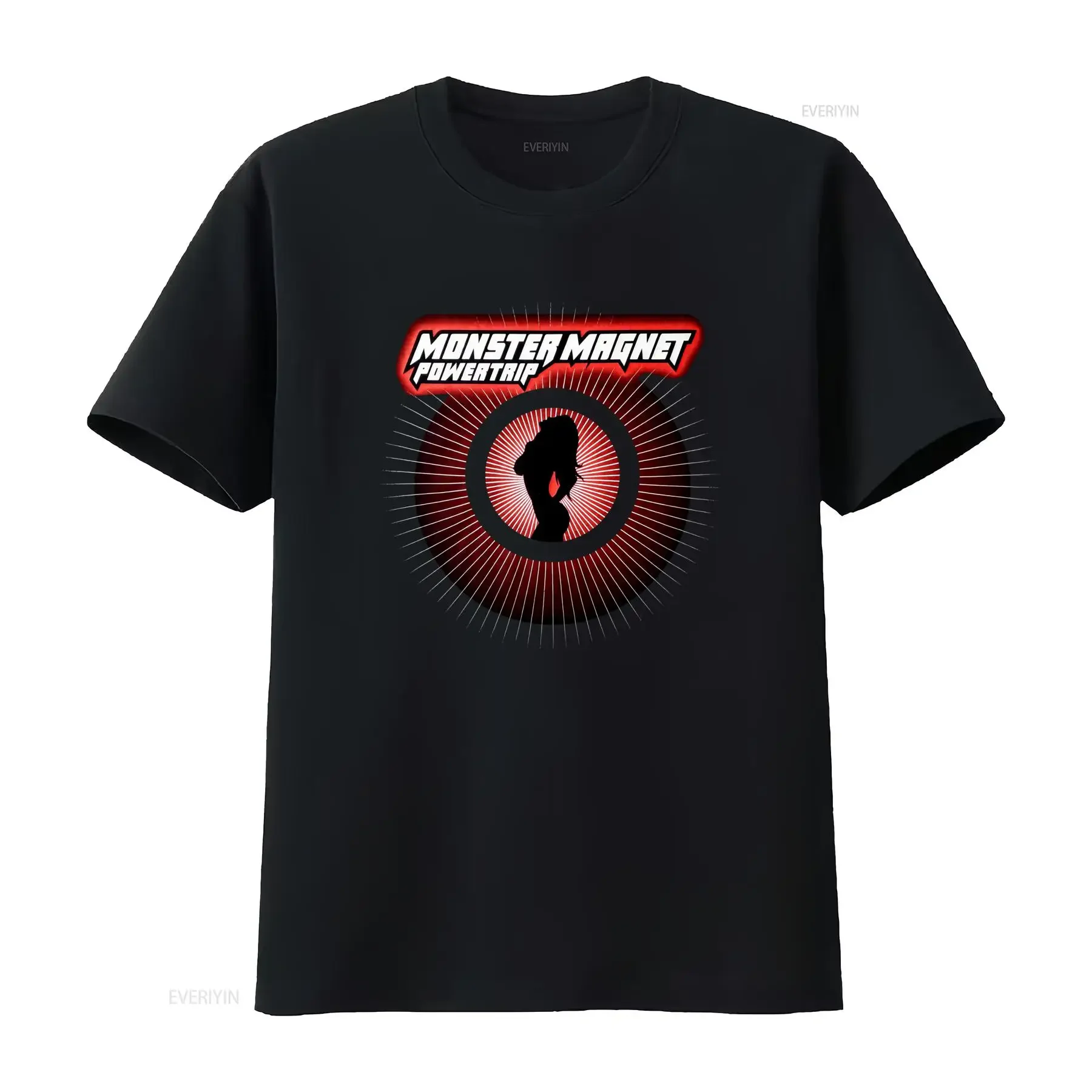 Monster Magnet Band Powertrip Cotton Black T Shirt All Sizes Available vintage Washed Stretched Unisex streetwear Slightly