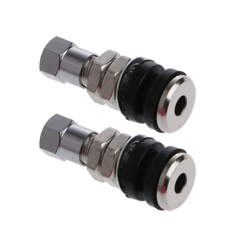 F1CF 2Pcs Motorcycle Car Scooters Bike Bicycles Tyre Parts Tubeless Tire Valves