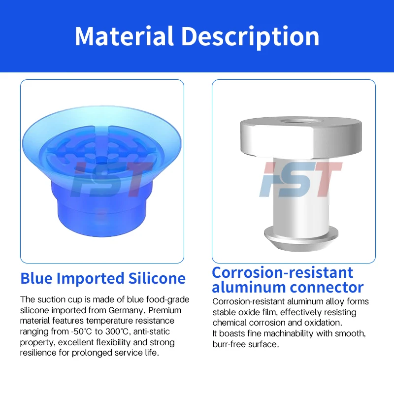 HST ZP3P-20/25/35/50 PTSF Bag Opening Vacuum Suction Cup Thin Film Suction Nozzle Pneumatic Robot Arm Packaging Parts
