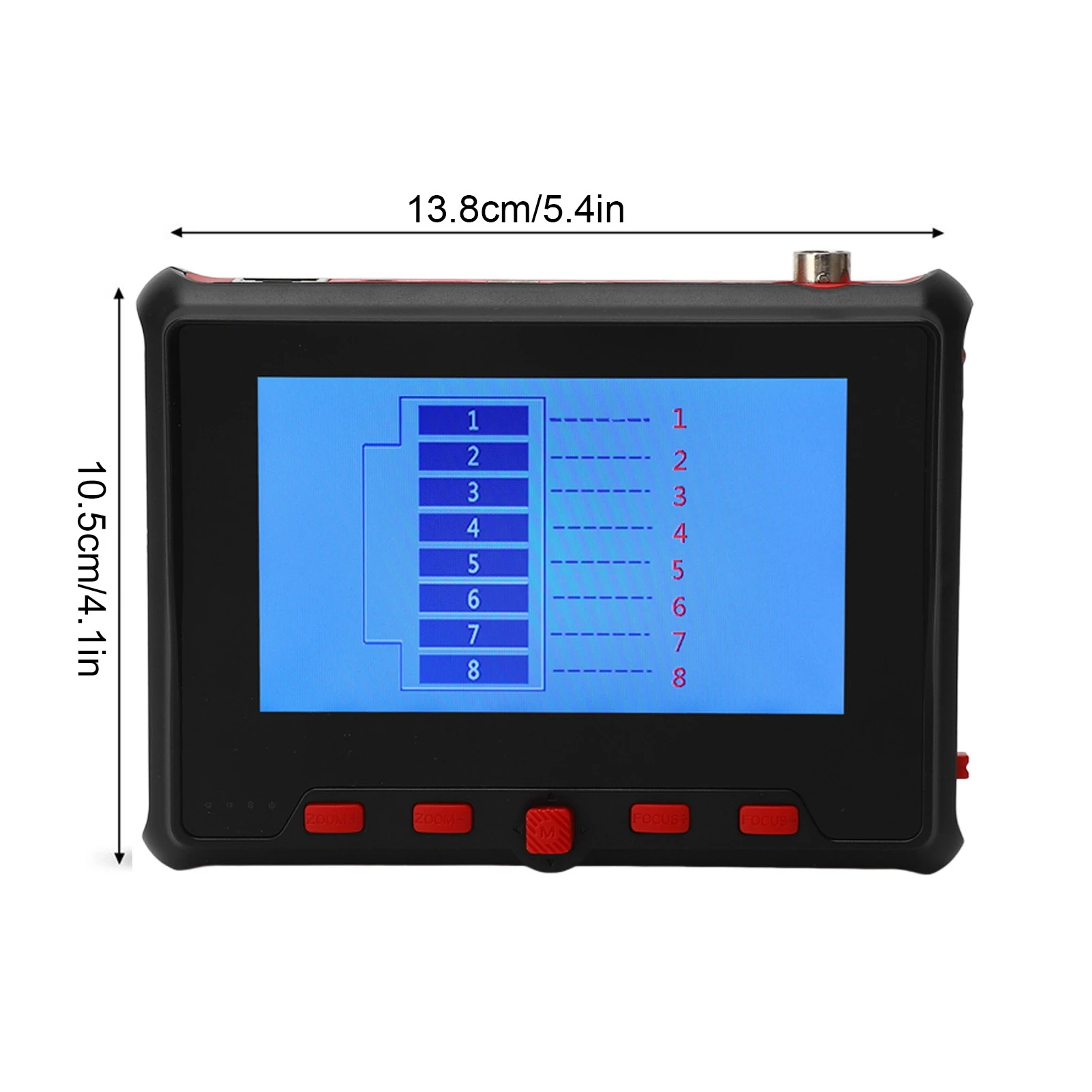 CCTV Test Monitor 4in Display AHD TVI CVI UTP Cable Tester 8MP for Maintenance Repair CCTV Test Monitor Camera Tester CVI Tester