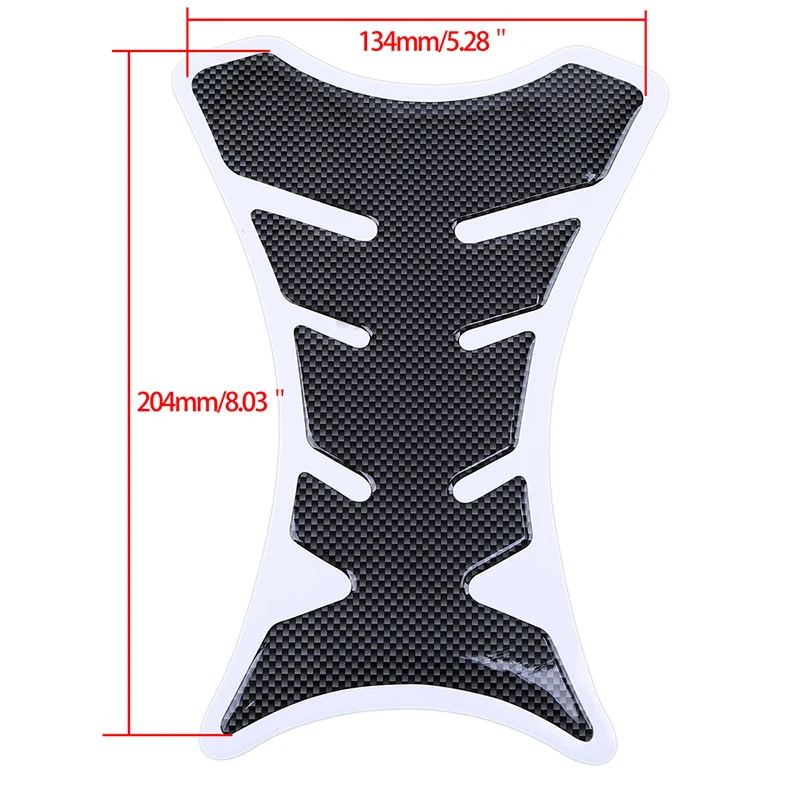 Universeller Motorrad-Tankpad aus Kohlefaser, Tankschutz, Rennsticker für HONDA SUZUKI YAMAHA Kawasaki KTM Hayabusa