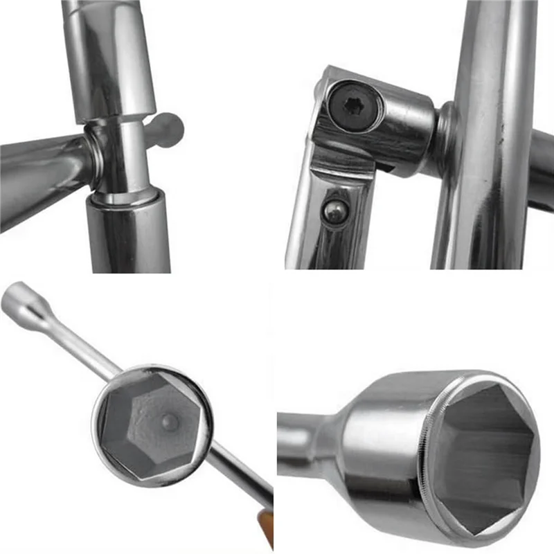 ABPP-clé à pneu de voiture clé pliable croisée clé à douille outil universel de changement de pneu