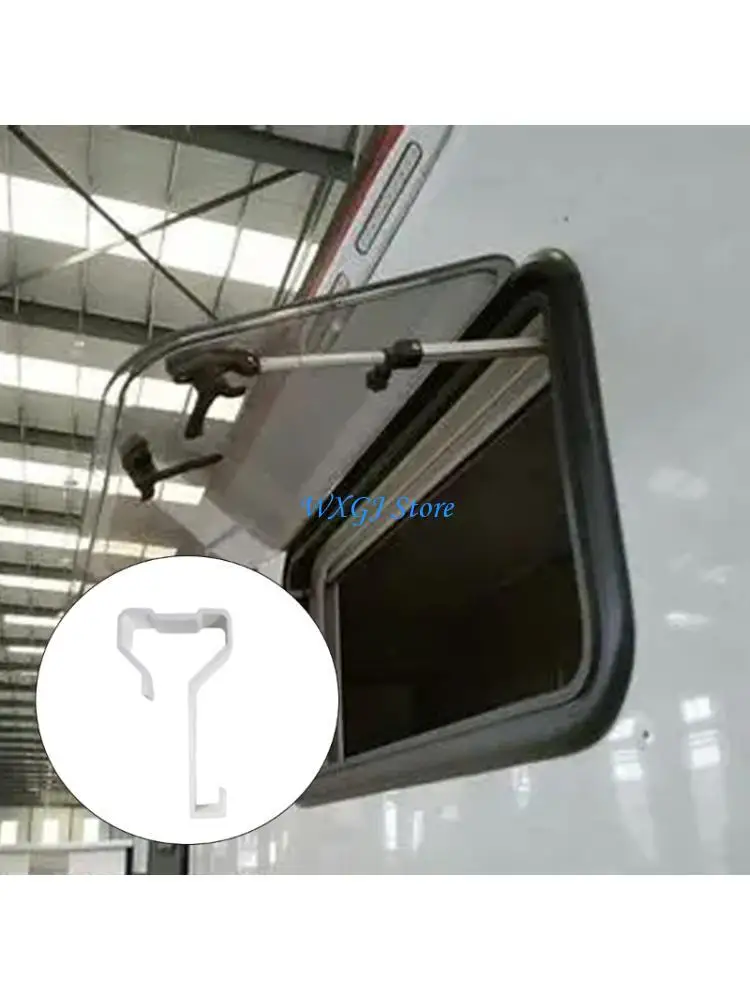 37JE No-Drill Window Hook Pair for Trailer Towel Drying and Clothes Use