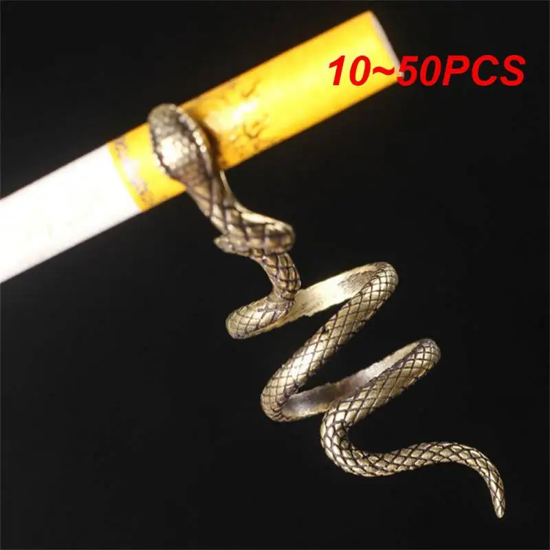 10~50PCS Serpentine Applicable Portable Home Furnishing Ring Fashion Convenient Jewelry Personality Beautiful Practical