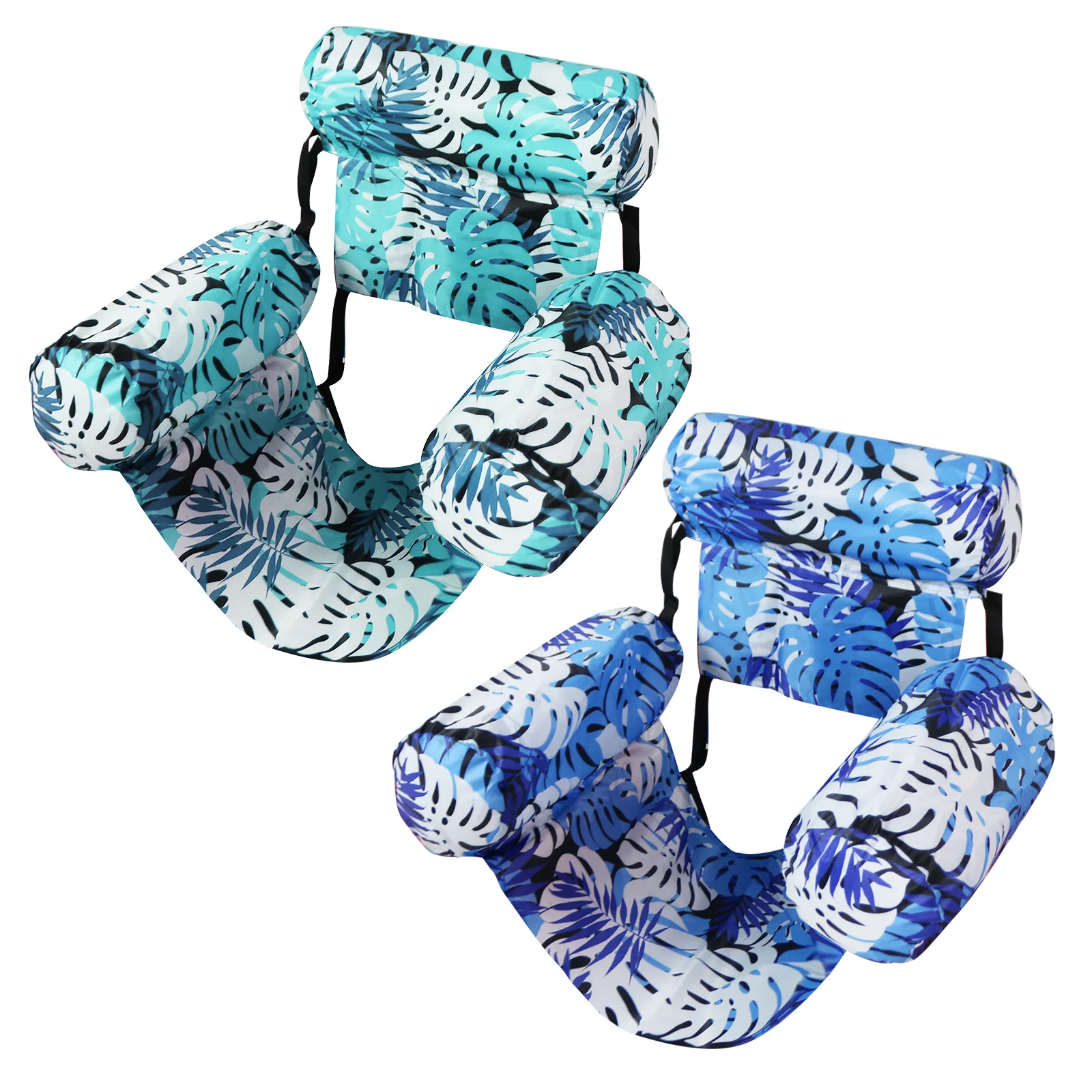 

Inflatable air Sofa Hammock Pool Floats Mesh Foldable PVC Floating Chair for Adults Summer Vacation