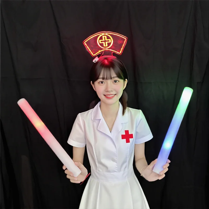 Halloween Light Up Headband Halloween Club Masquerade Cosplay Costume Accessories Pumpkin Skull Spider LED Headband Blinking view 2