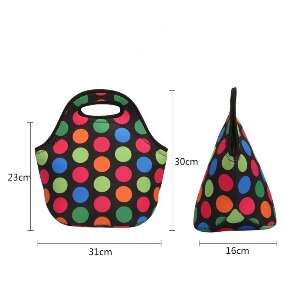 1PC Portable Lunch Bag Handheld Design Strong Insulation Performance Big Capacity Foldable Easy To Clean Camping Lunch Bag