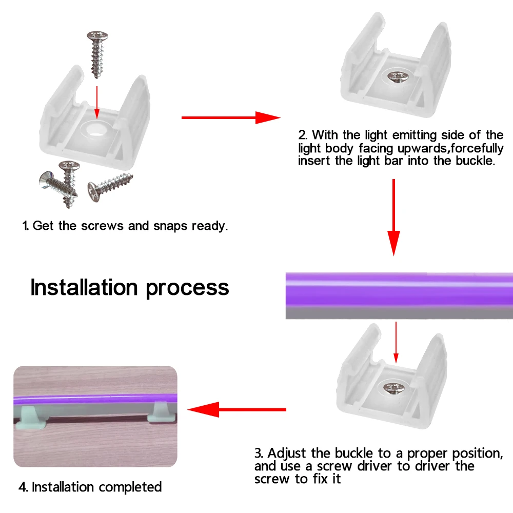 LED ストリップライトファスナークリップ LED ストリップクリッププラスチックアクセサリー 6 ミリメートル 8 ミリメートル 10 ミリメートル 12 ミリメートル LED を固定するための柔軟な取り付けフィクサー