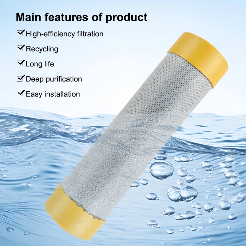 Elementos filtrantes ATS e são adequados para aplicações de filtragem de alimentos, cosméticos e água potável.