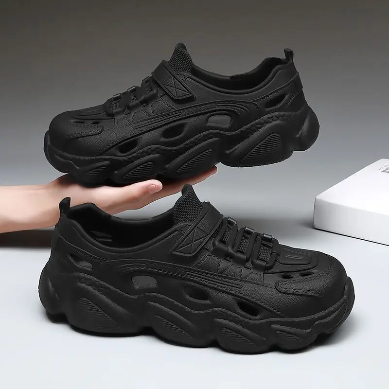 Punta cerrada Trekking deportes con plataforma hombre adulto sandalias venta verano uso diario transpirable Eva Casual comprar zapatos con agujeros para hombres