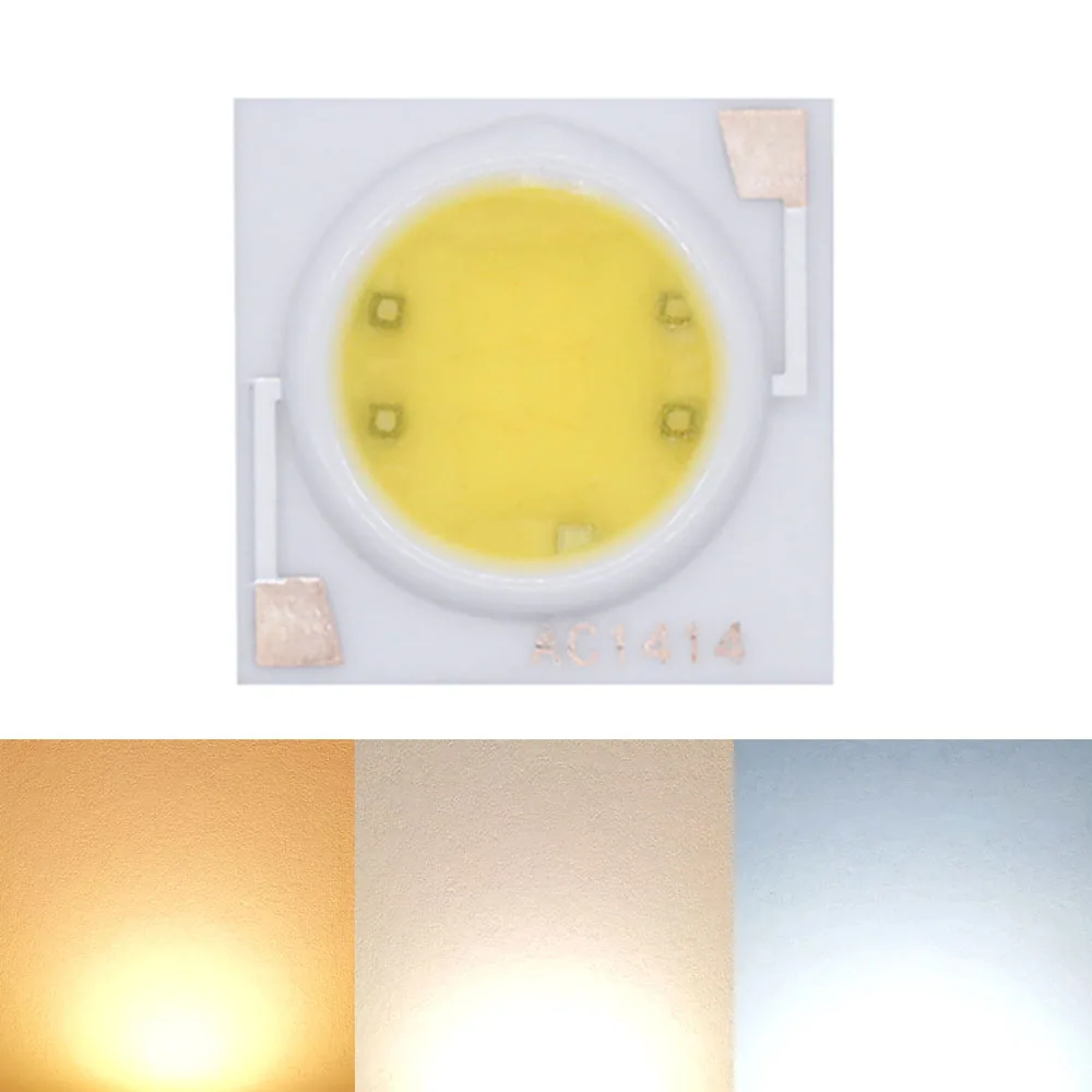 Imagem -02 - Led Chip Cerâmica Cob Ac220240v Lâmpada Led 1410 mm Chips Branco para Faça Você Mesmo ao ar Livre Projector Lâmpada Led Lightting 3w 12