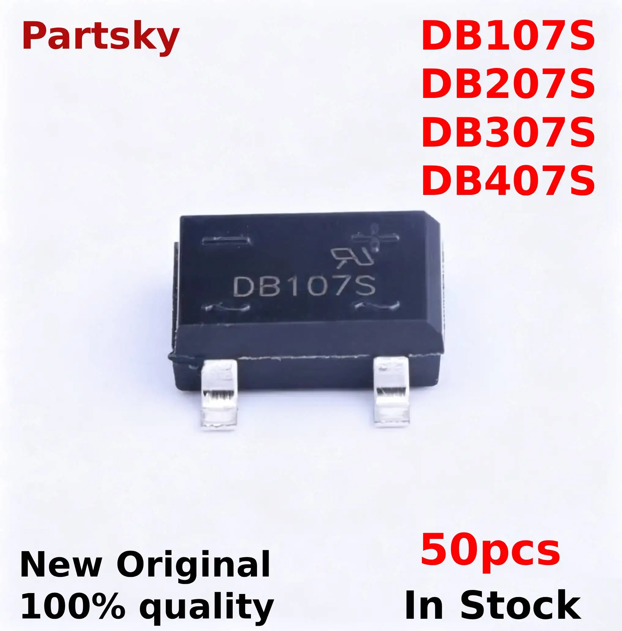 50PCS New Original DB107S DB207S DB307S DB407S Bridge Rectifier SMD Diode In Stock