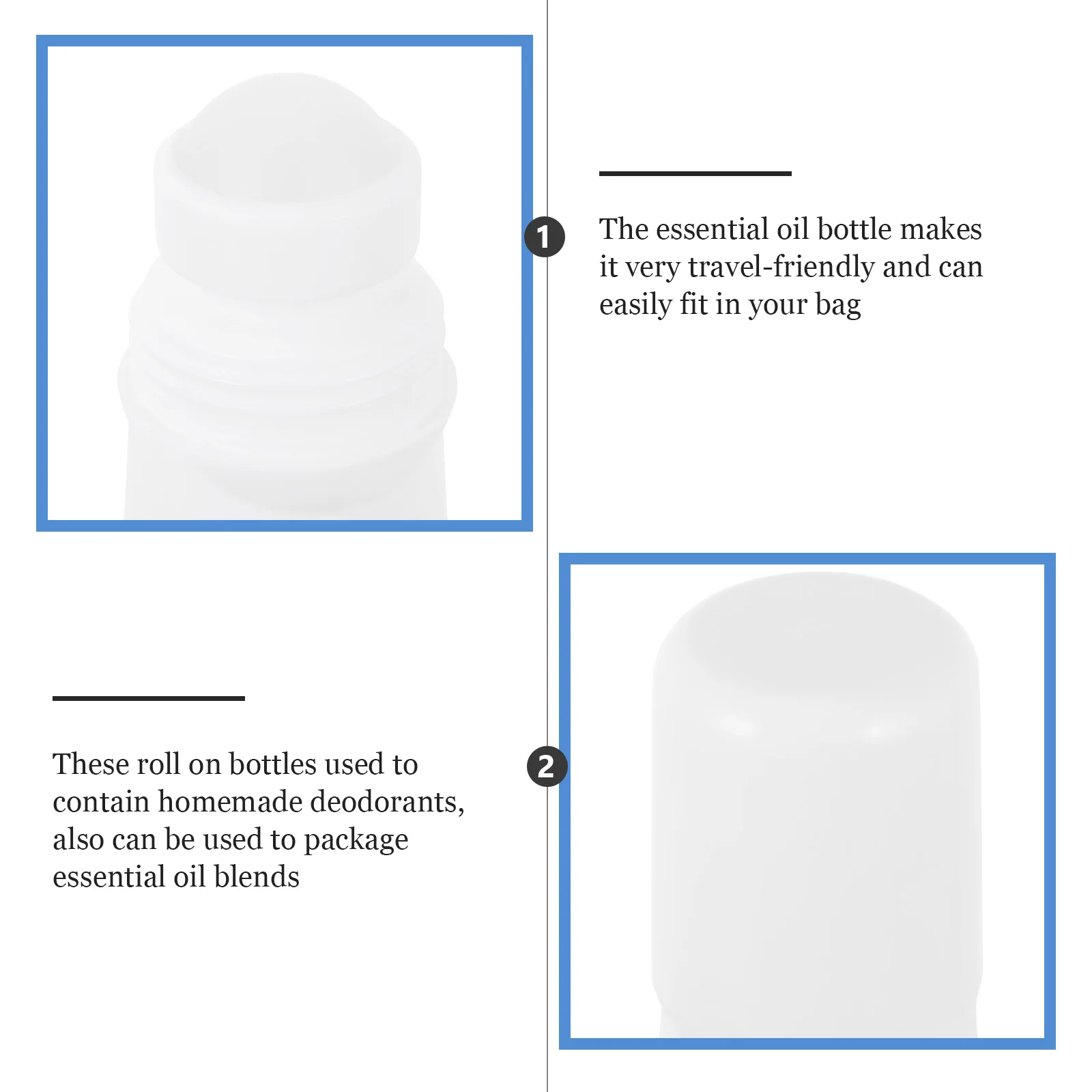 

10 Pcs Packaging Bottle Smooth Design Bottles or DIY Perfume Lightweight