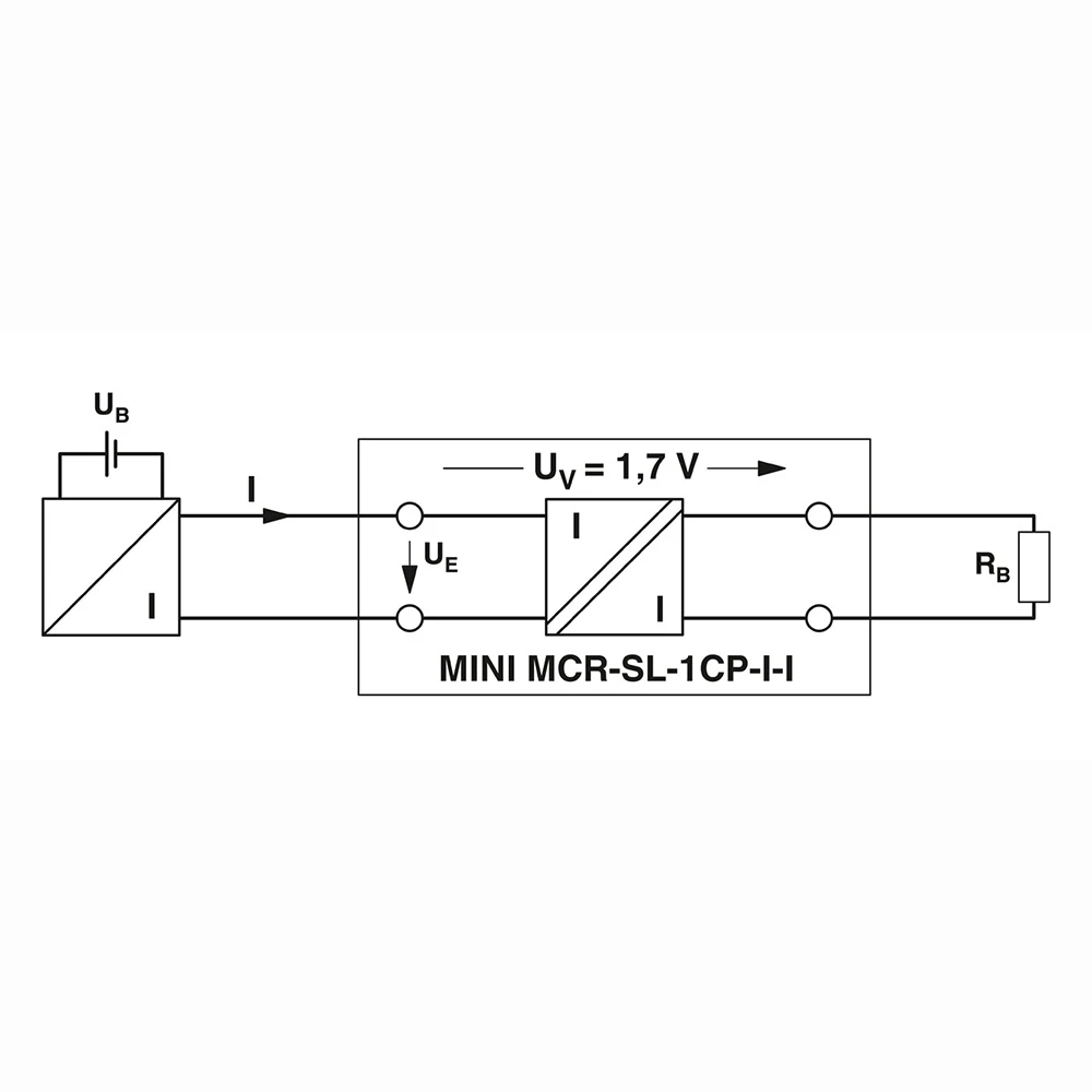 MINI MCR-SL-2CP-I-I Loop-Powered Isolators MCR Passive Isolator 2-Channel 2864655