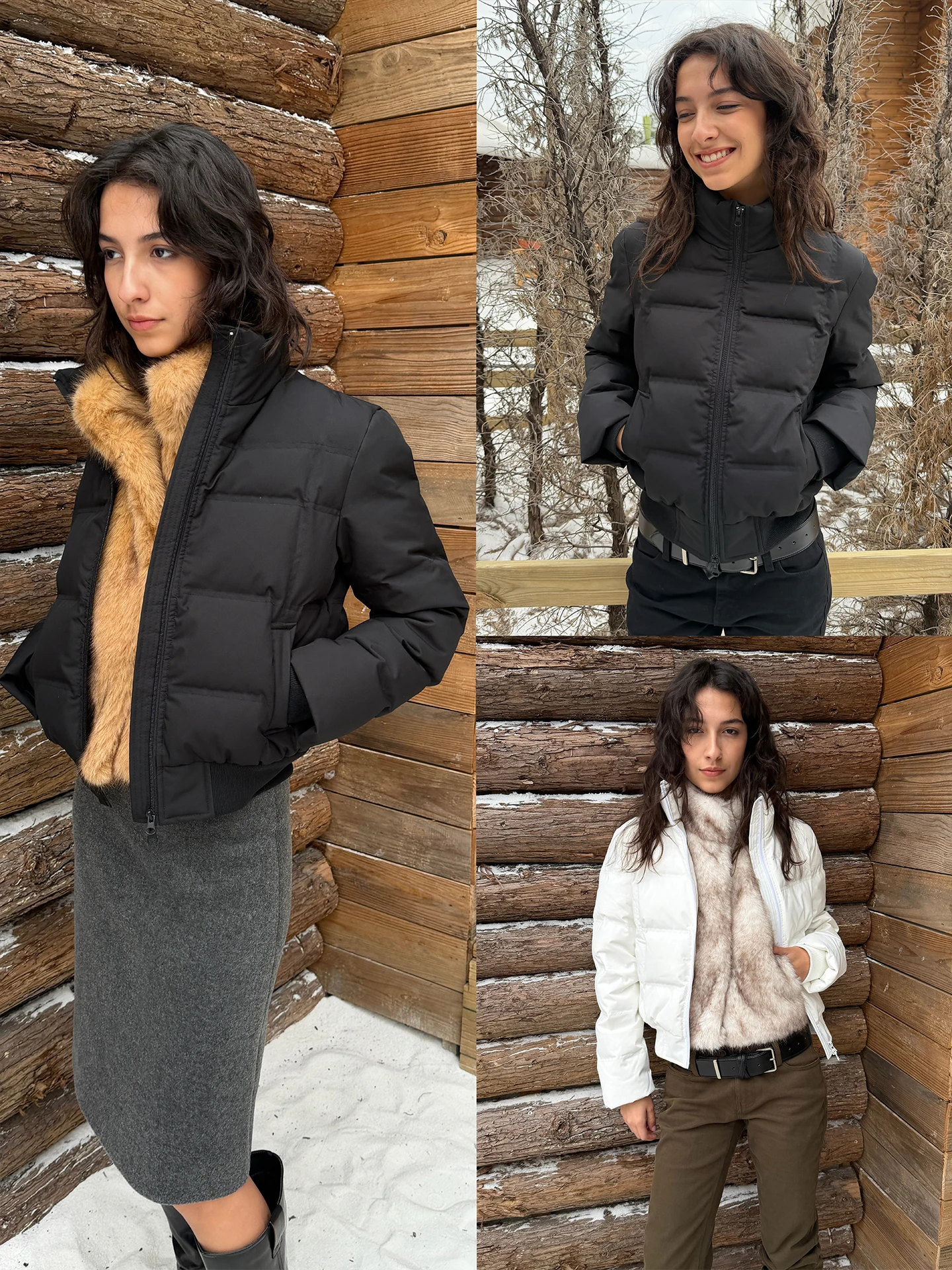 

JaquanXu New National Stand 90 White Du down Puffer Jaet Windproof High Fill Power ort Sle Cleanfit Design Zipper ...