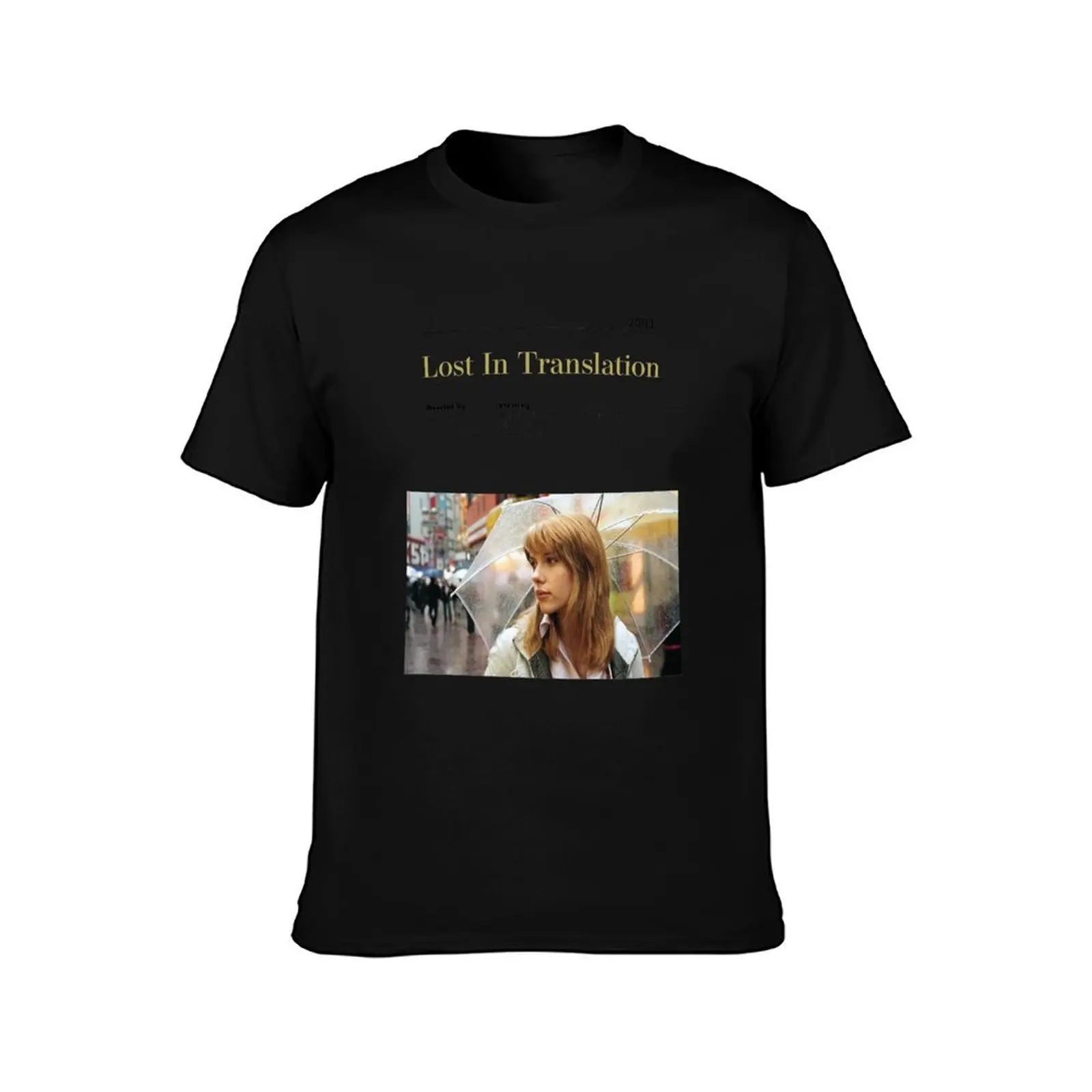 Lost In Translation Alternative Minimalist Movie Poster Sofia Coppola T-Shirt Summer Casual Cotton Tee Vintage Graphic Print