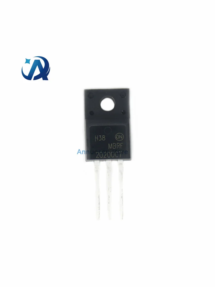 10PCS New and Original MBRF20200CTG  MBRF20200 20200CTG B20200G TO220F Schottky diode 20A/200V New & original MBRF20200CT