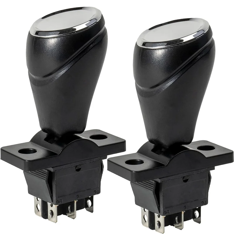 10 قطعة سيارة كهربائية للأطفال عصا التحكم سيارة ممتص للصدمات إلى الأمام عكس التبديل على السيارة إلى الأمام والخلف التبديل (الولايات المتحدة)