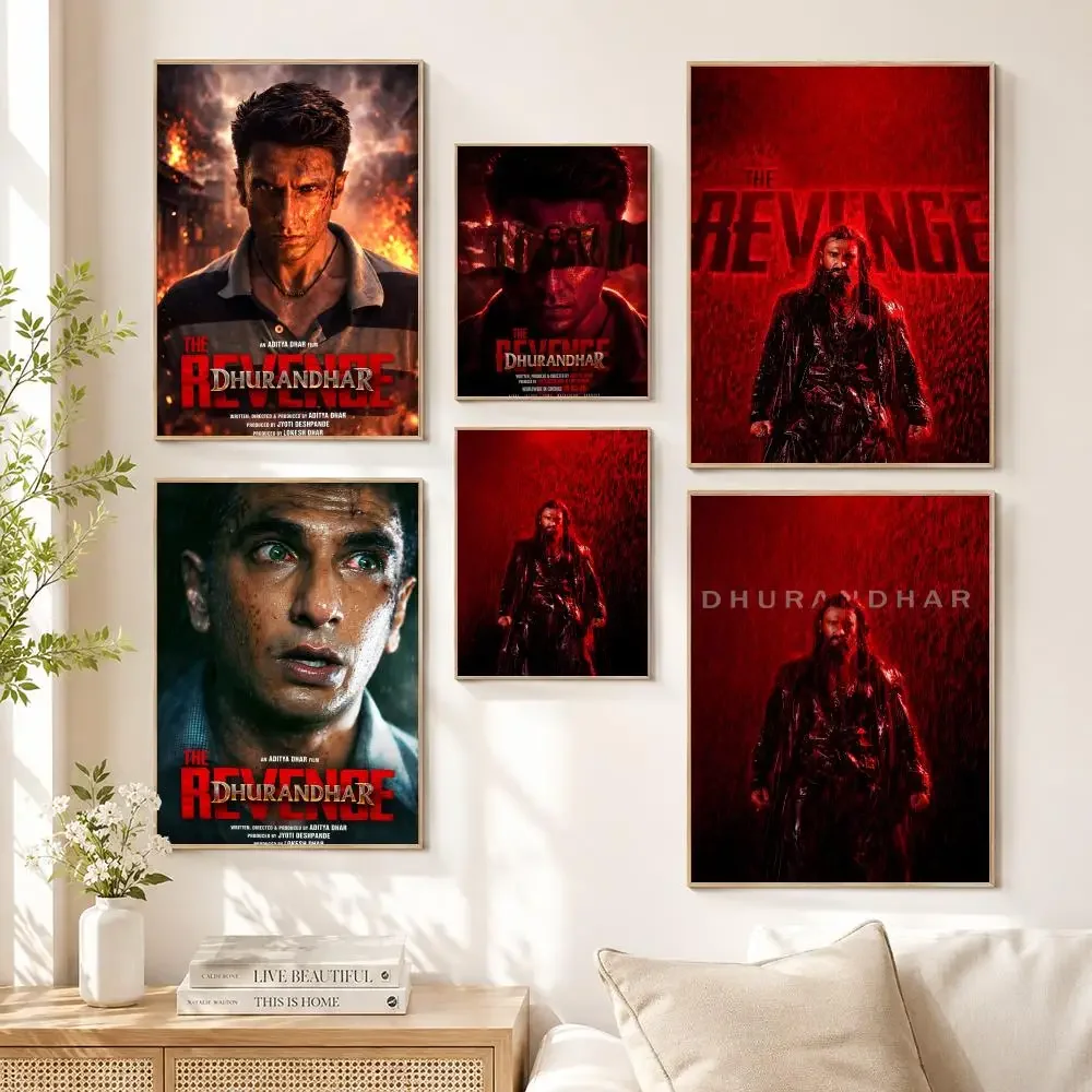 Movie Dhurandhar The Revenge Poster Wall Art Print Poster Decorative Mural Home Decor Gift Unframed