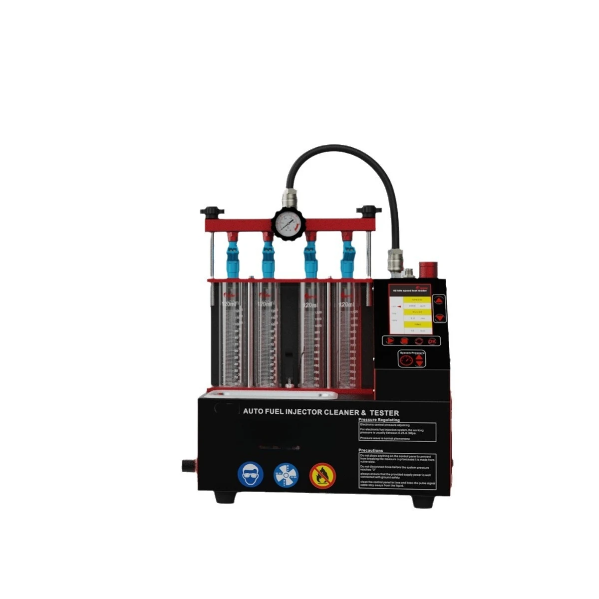 400 fuel injector cleaning machine detector, ultrasonic cleaning and testing machine 4-cylinder