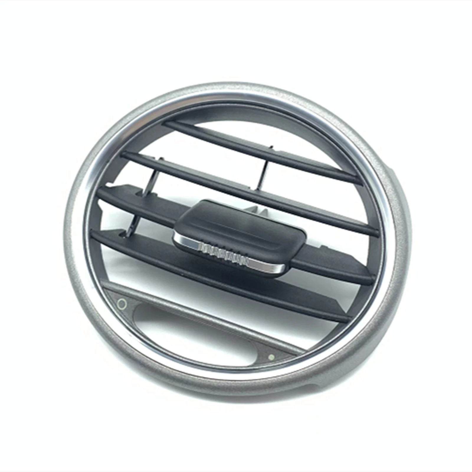 1 stks Auto-interieur Dashboard A/C Air Vent Outlet Grill Voor Porsche Cayman Boxster 987 2006-2012 Chroom-zwart/Grijs Duct Frame Trim