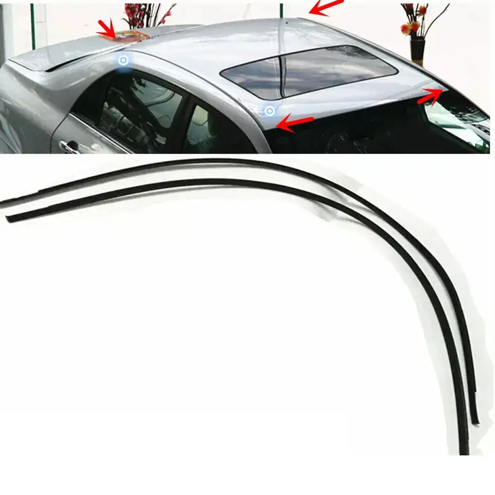 Auto Car Proof Sticker For 2007-2013 Toyota Corolla Rubber Weatherstrip Roof Gutter Sealing Seal Strip