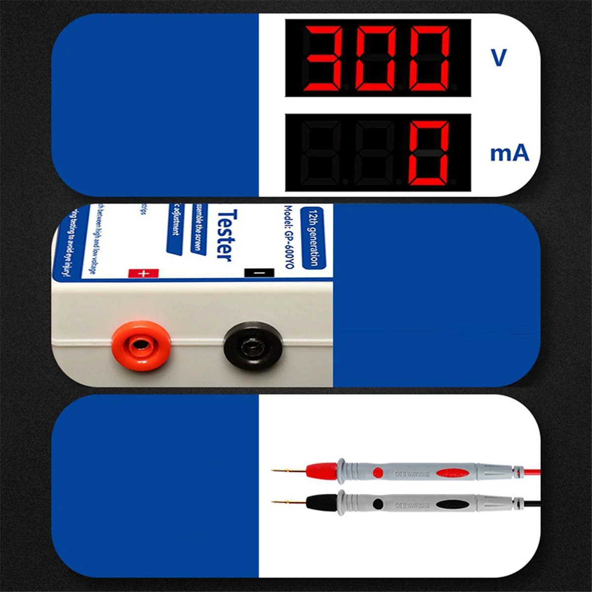 GIGI LED Tester 0-300V Output LED TV Backlight Tester Multipurpose LED Strips Beads Bar Light Lamp Test Tool EU Plug