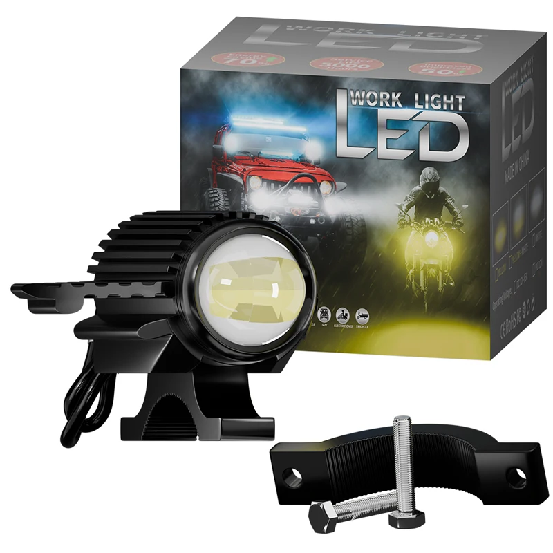 

Motorcycle Spotlight LED aircraft Light Auxiliary motorcycle headlights fog additional led lights for Car Motorcycle accessories