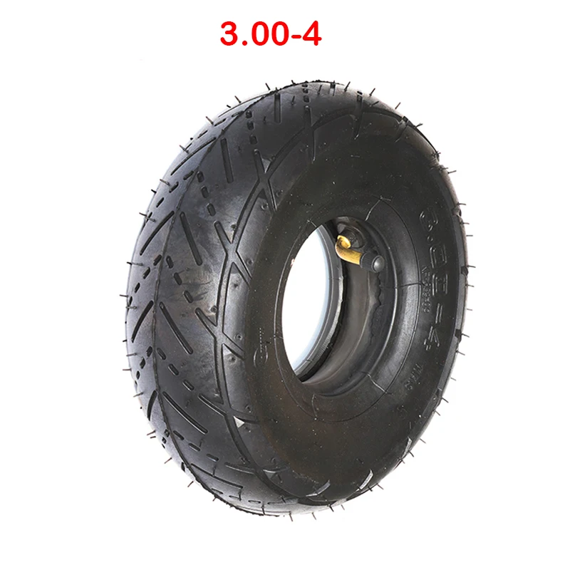 

For Knobby Scooter Go Kart Karting Electric Moto Wheel Highway Tyres 3.00x4 3.00-4 Inner Tube Out Tire