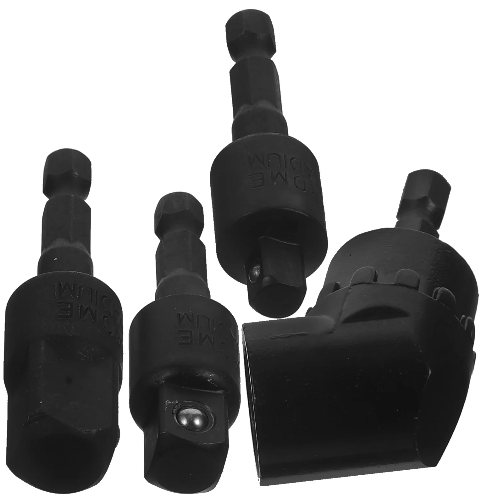 

1Set Right Angle Drill Attachment Rotatable Impact Driver Socket Adapter 105 Degree Design Torque Distribution for Cordless