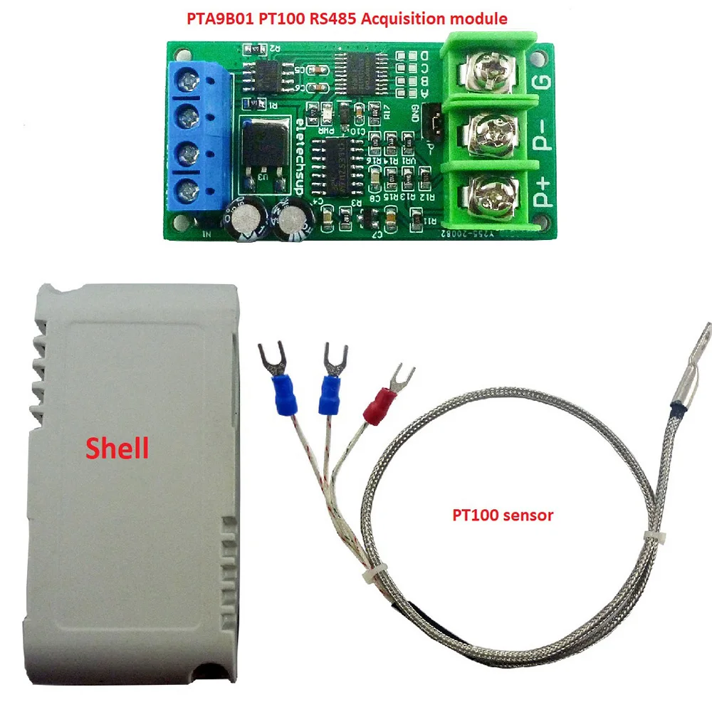 -20-400 Celsius PT100 Detector de temperatura termopar RTD Sensor Tester convertidor RS485 Modbus Rtu