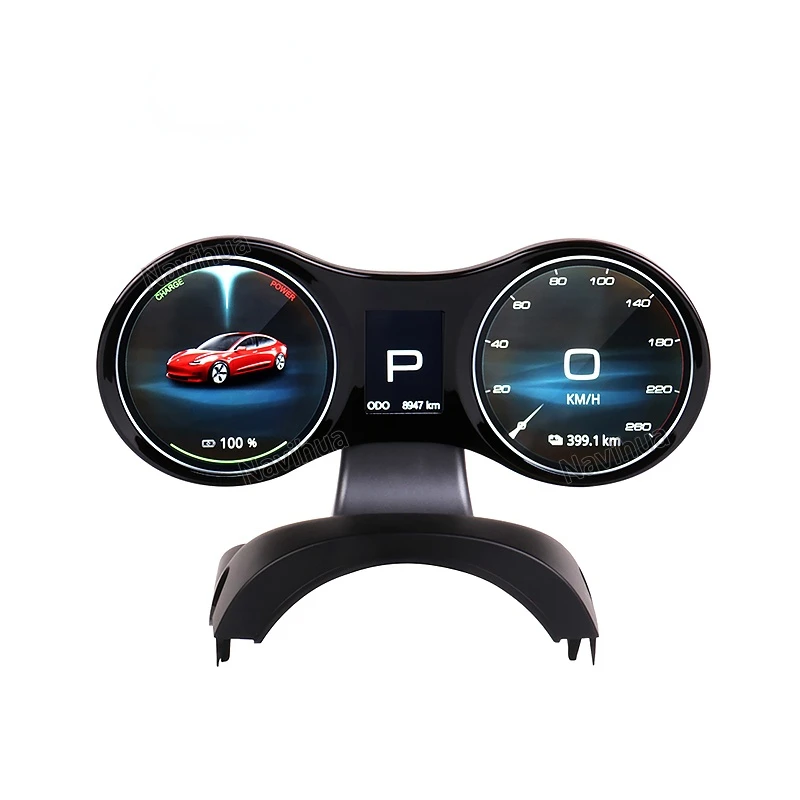 Mini Auto Water Temperatuurmeter Lcd Snelheidsmeter Digitale Kilometerteller Motorcycle Toerenteller Multifunctionele Dashboard