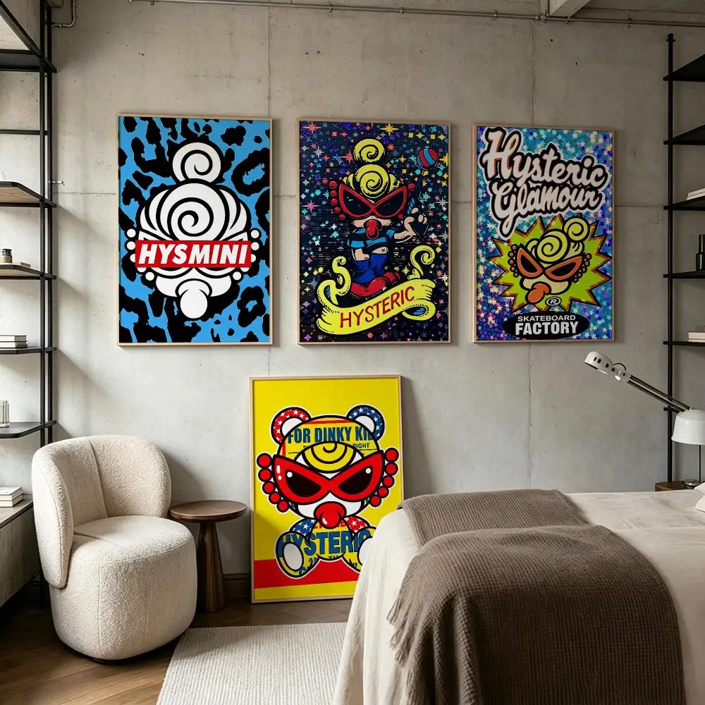 Brand Hysteric Mini Poster Poster HD Printing  Minimal Industrial Style Wall Art Home Decor For Bedroom Living Room Gift