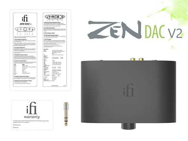 iFi Zen DAC V2 MQA 디코더: 고음질 오디오 시스템을 위한 진정한 업그레이드