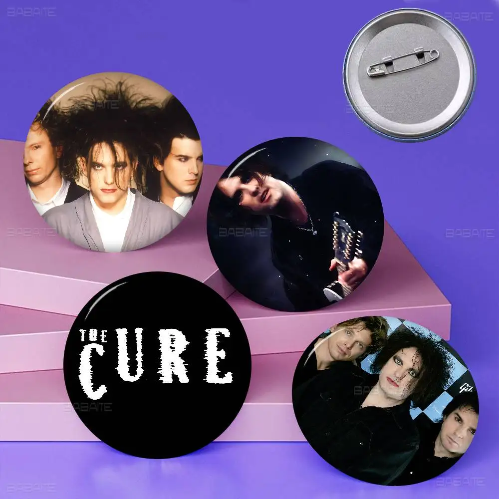 Classic T-The C-Cure Rock Band Anime Button Pin Handmade Brooch for Clothes Badge Backpack Decoration Jewelry Accessories