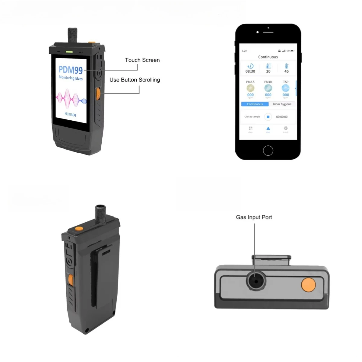 

Portable Safewill Dust Particle Counter, Wholesale Handheld Air Quality for PM2.5 PM10 Testing