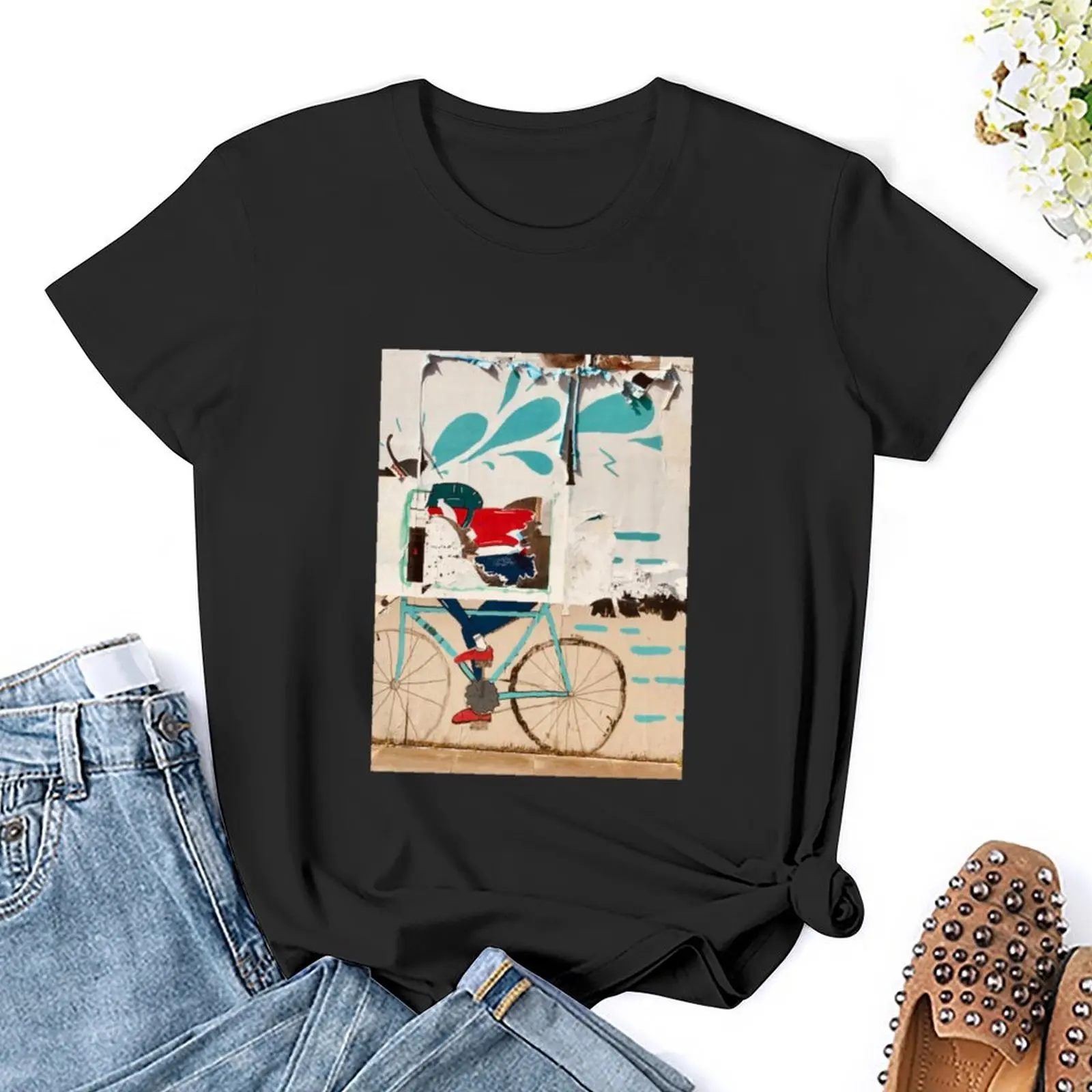 Graffiti road race T-Shirt funny Aesthetic clothing tees Woman T-shirts