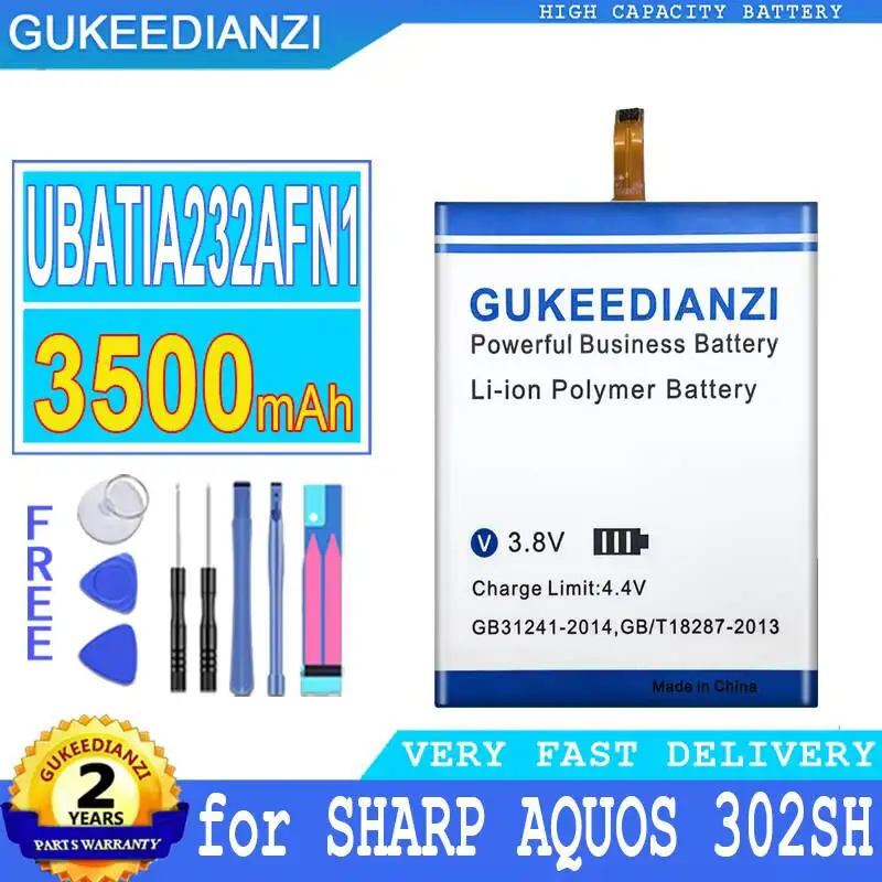 

Mobile Phone Battery 3500mAh High Capacity For Sharp Aquos 302SH UBATIA232AFN1