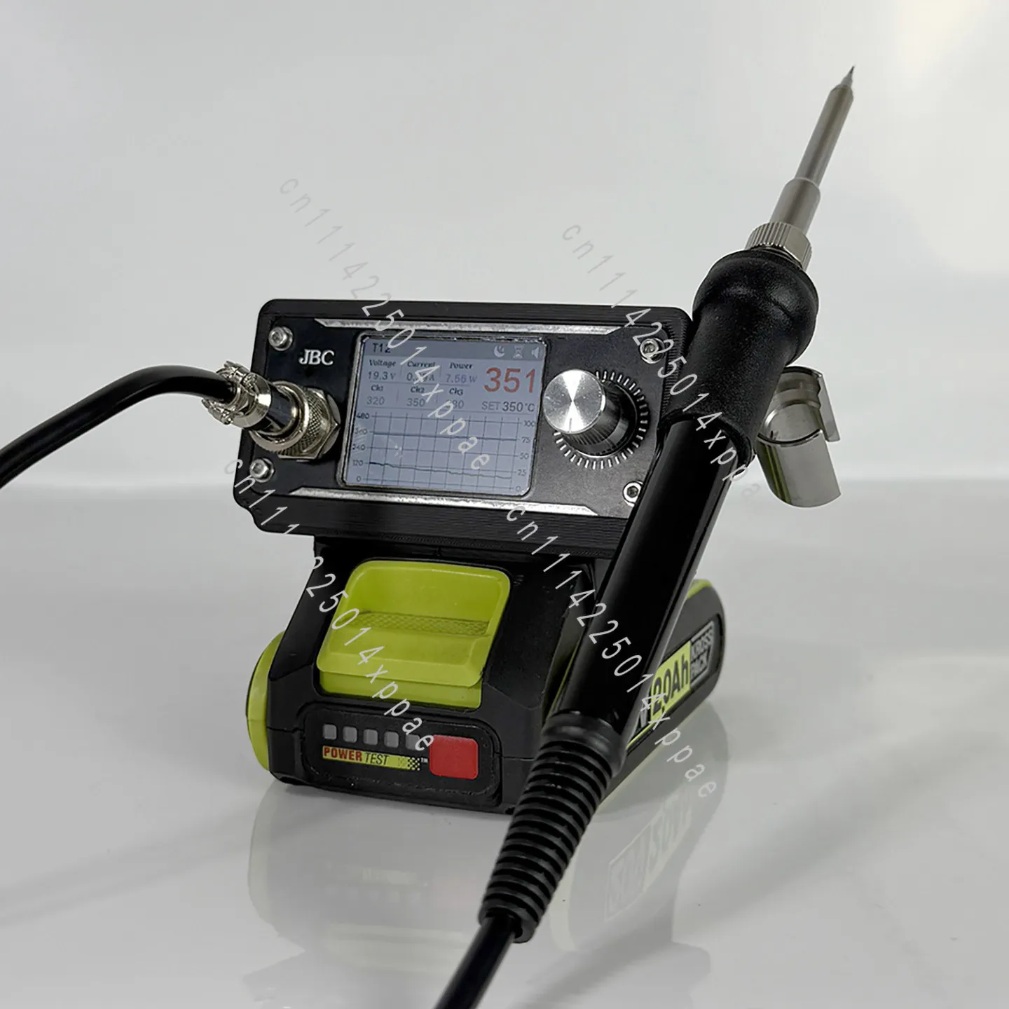 Large Screen Fast Heating (product Without Battery) 20V Lithium Battery Wireless Portable High-power Welding Table Color Screen
