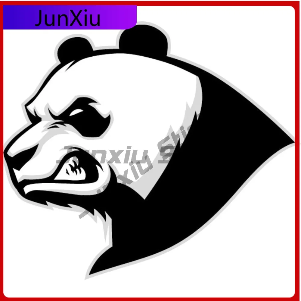 

Angry Panda Head Sign Vinyl Car Sticker Decal Bumper Truck Pickup Camper Decorative Custom Decals Car Decoration Vintage Sticker