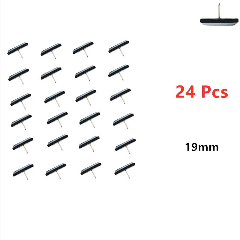 6-16Pcs/Lot 19/22/25//30/38mm Nails Furniture Sliders Pads Table Chair Cabinet Sofa Glides Chair Leg Floor Protect Sliding