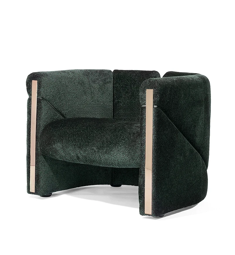 

Italian Minimalist Single-Seat Sofa Chair Living Room Villa Leisure Chair Armchair Hotel Reception Chair