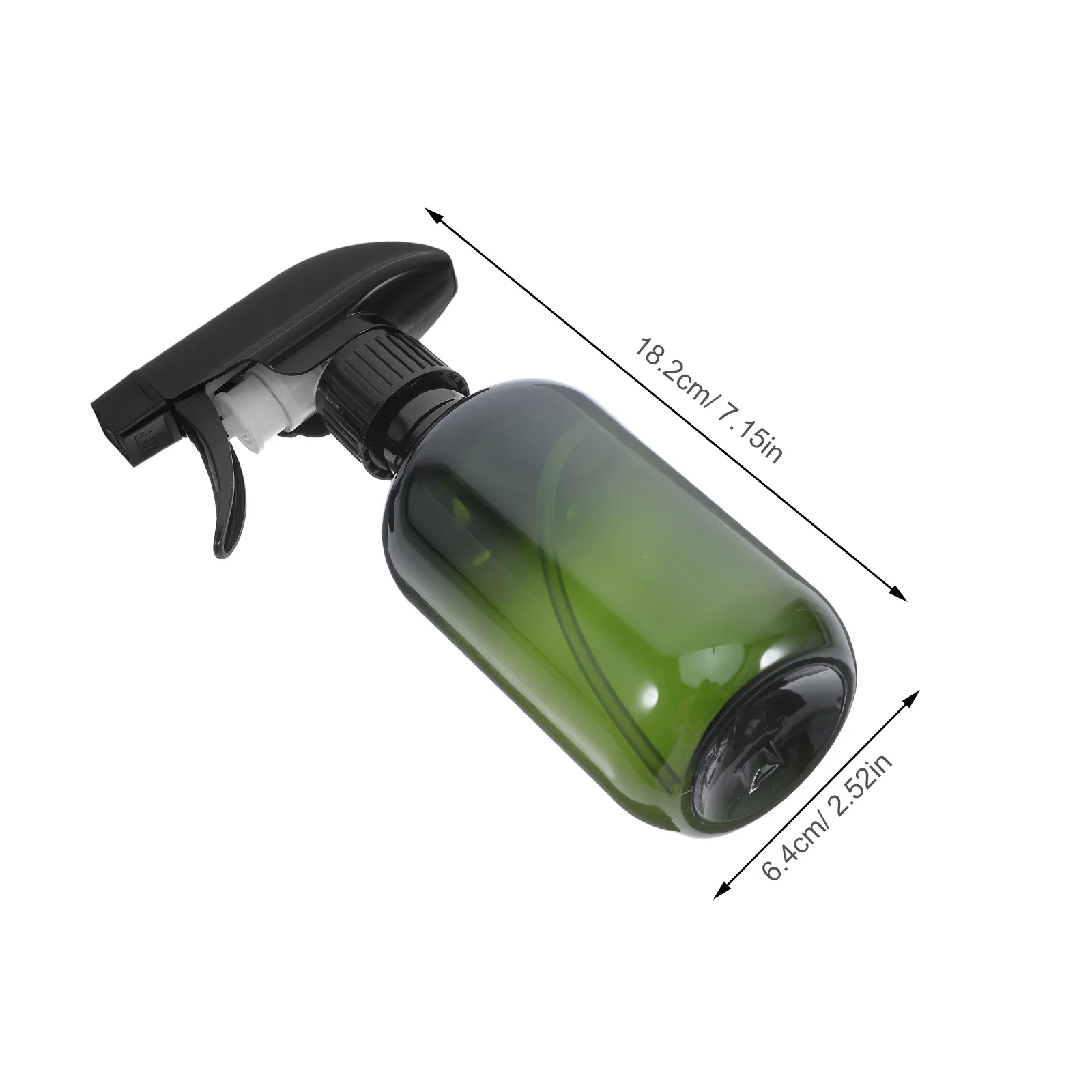 2Pcs Transparent Spray Bottles Refillable Empty Pet Containers Multipurpose for Cleaning Hair Care Plant Misting Pet Grooming