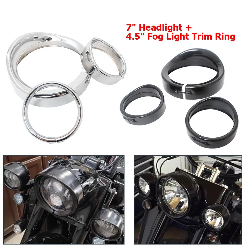 For 2012-2016 FLD 1994-later Road King Motorcycle Chrome7