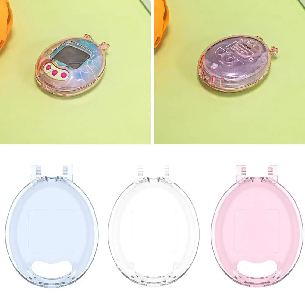 

Прозрачный защитный чехол, пылезащитный, устойчивый к царапинам, твердый корпус, полное покрытие, кристаллический ПК, прозрачный чехол для подключения Тамагочи